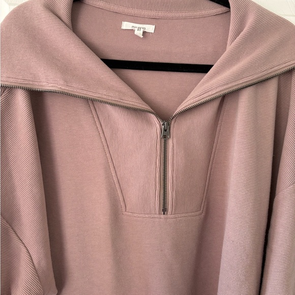 Maurices Soft Mauve Half-Zip Pullover - Picture 5 of 6